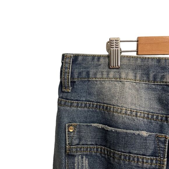 SoSoo Jeans 1971 Vintage Y2K Ripped Distressed Straight Jeans Size 29 - Picture 6 of 7